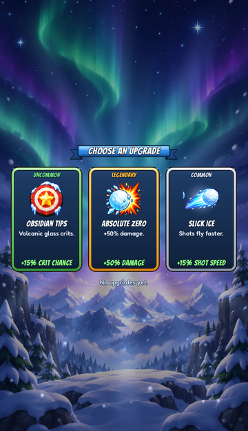 Pick an upgrade, build your run